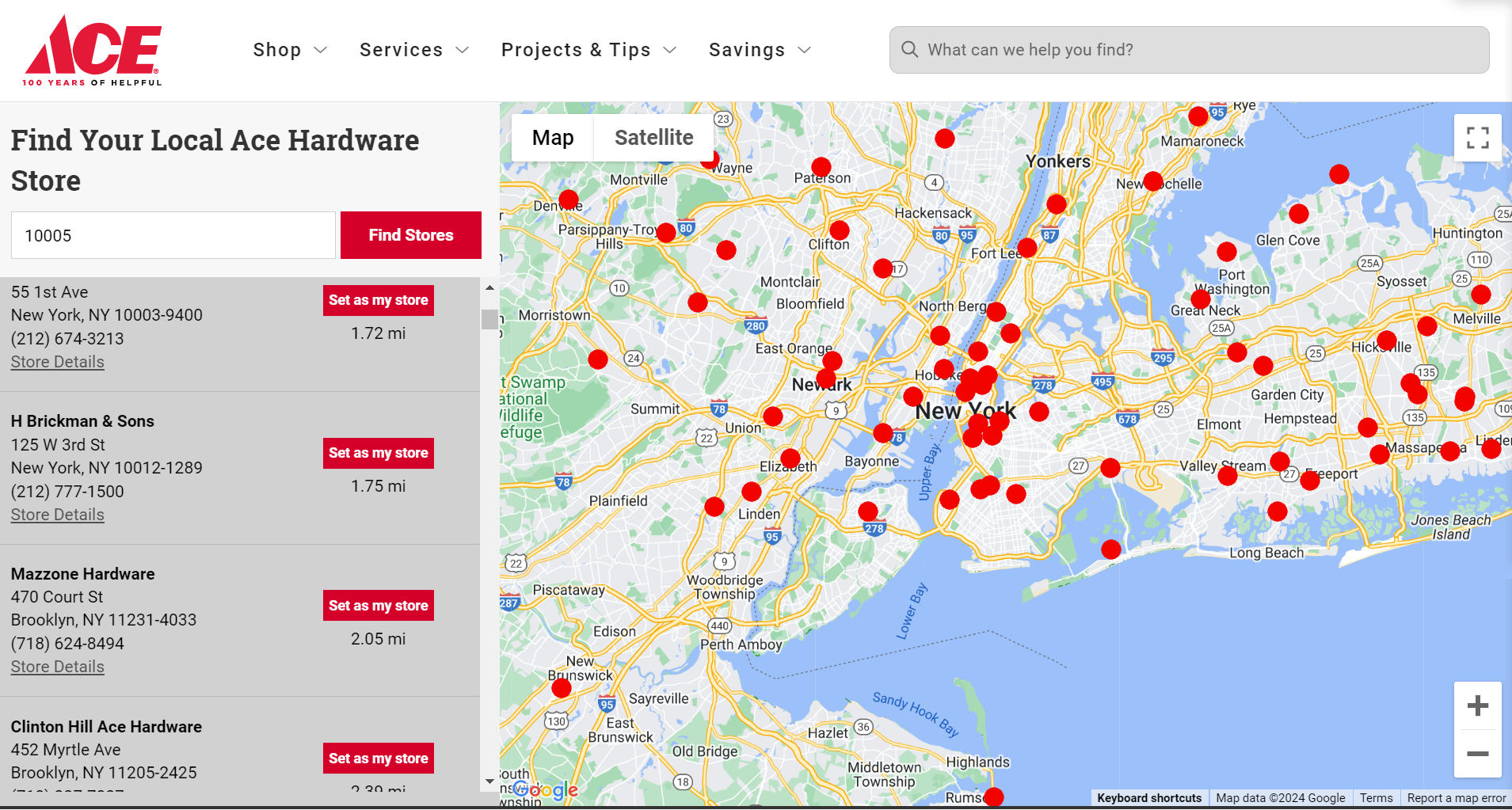ACE Hardware Store Locator